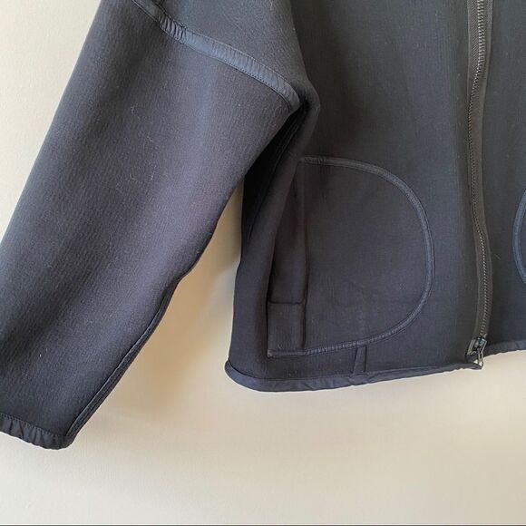 Madewell "Everywhere Black Double Zip Oversized Jacket" - Picture 7 of 9